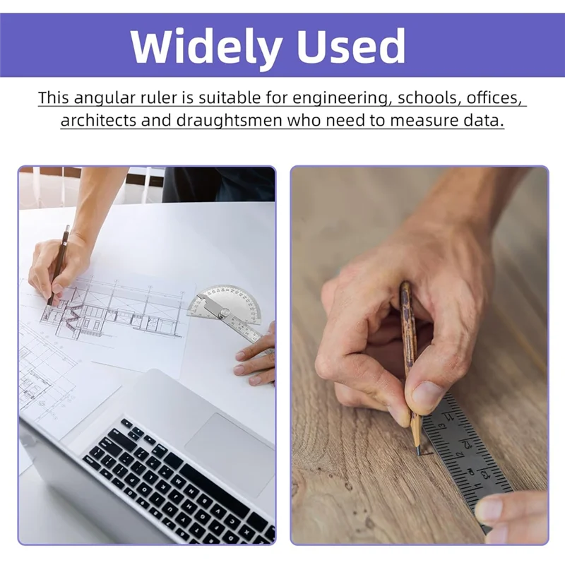 15-120 Degree Knife Angle Finder And 180 Degrees Protractor Kit Bevel Gauge Angle Gauges Ruler Measuring Tool-[Y06A]