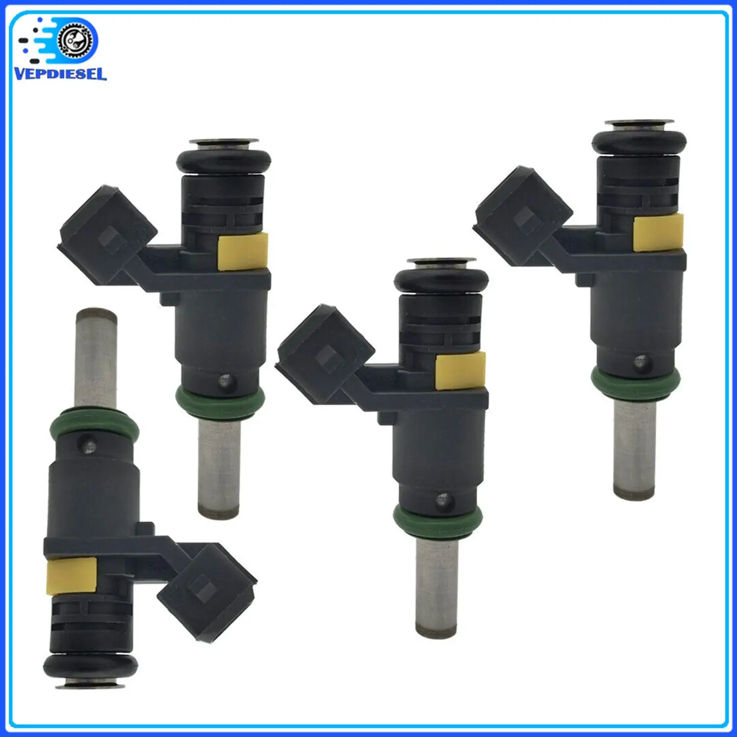 4pcs 8M6002428 Fuel Injectors For Mercury Quicksilver Mariner Outboard 4-Stroke New Auto Parts