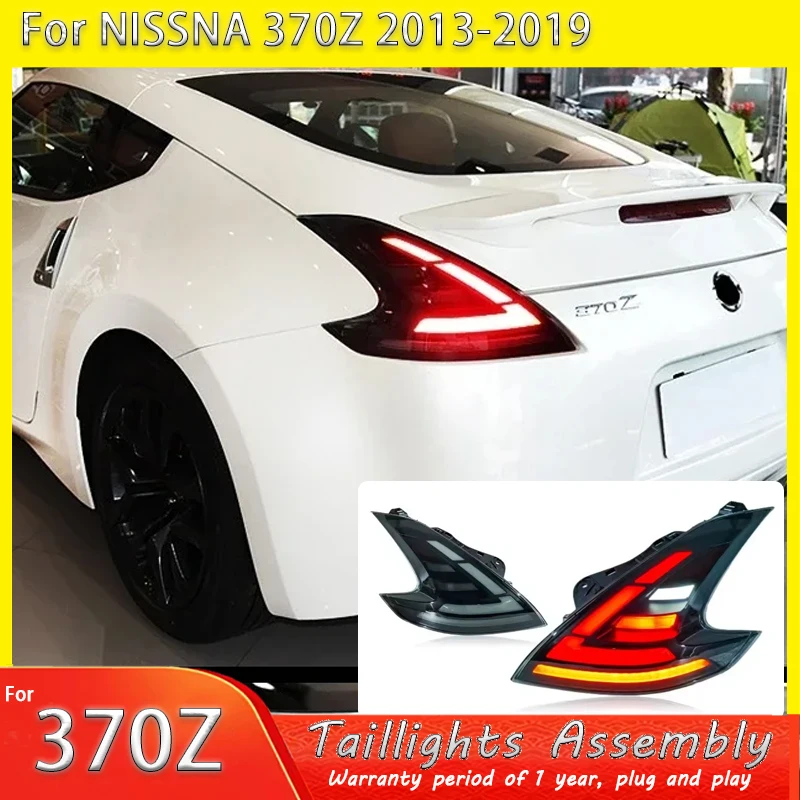 

Auto Accessories Car For Nissan 370Z Taillight 2009-2021 Upgrade Modified to New DRL Dynamic Turn Signal LED Taillight
