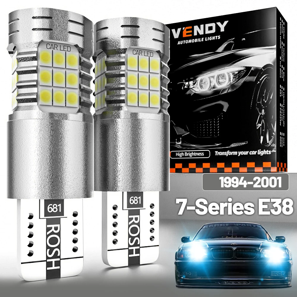 

2 шт. светодиодный парковочный фонарь для BMW 7 серии E38 1994-2001, габаритная лампа 1995 1996 1997 1998 1999 2000 Canbus, аксессуары