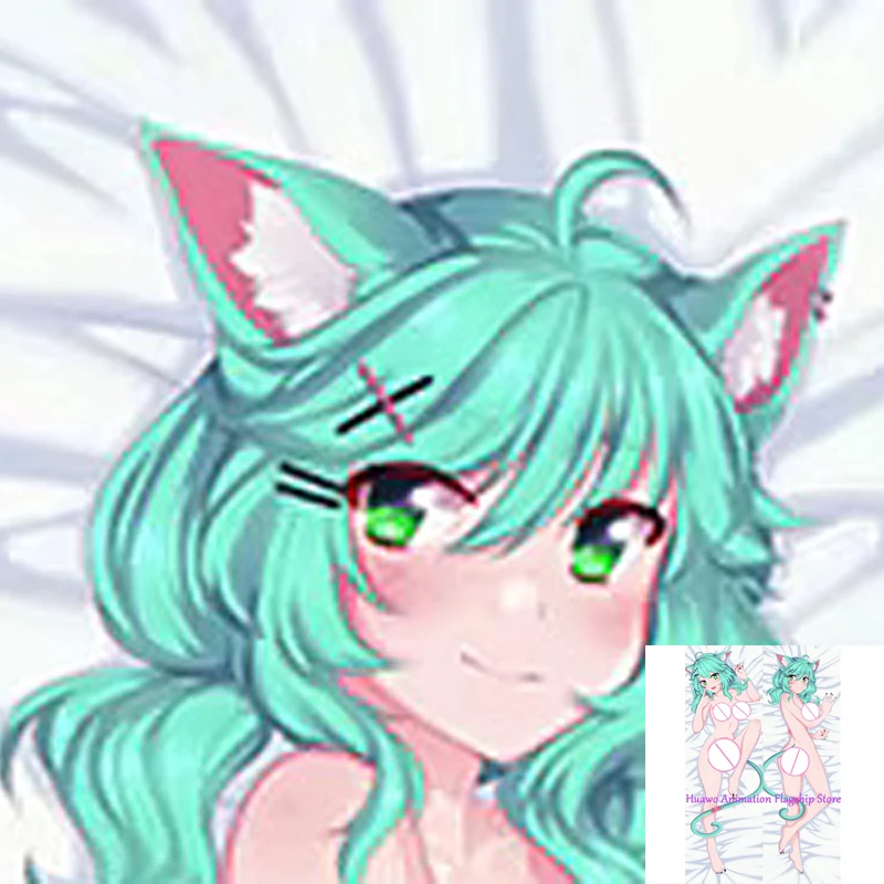 

Dakimakura Anime Pillow Cover Mako Double Sided Print 2Way Cushion Cover Xmas