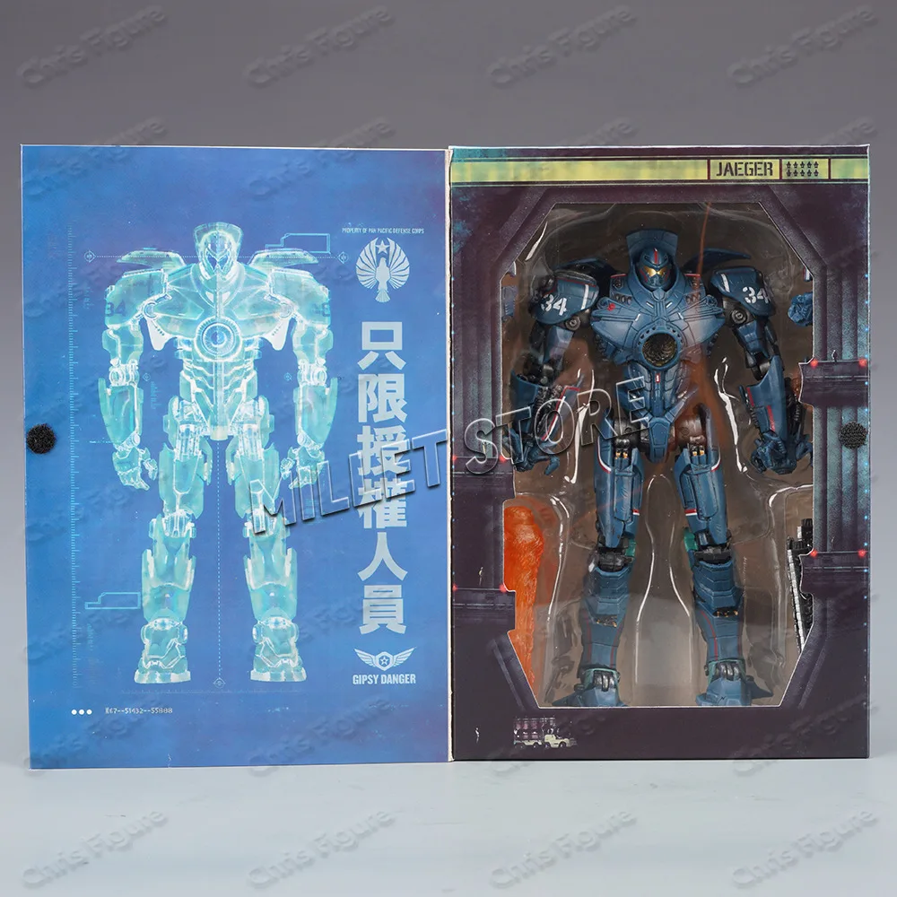 In Stock, Light-up 20cm NECA Figures, Pacific Rim: Crimson Typhoon, Gipsy Danger, Cherno Alpha, Model Toys - view 4