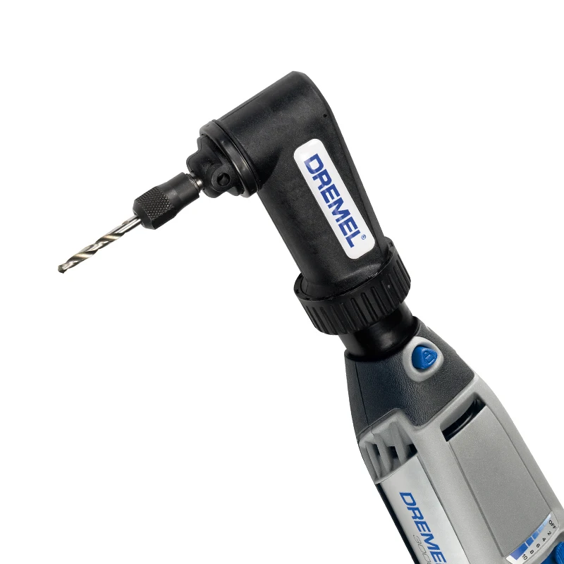 Imagem -06 - Dremel 575 Fixação do Ângulo Direito Adaptador Original da Broca do Ângulo Direito para a Ferramenta Giratória Engrenagem para o Corte da Perfuração e a Moedura