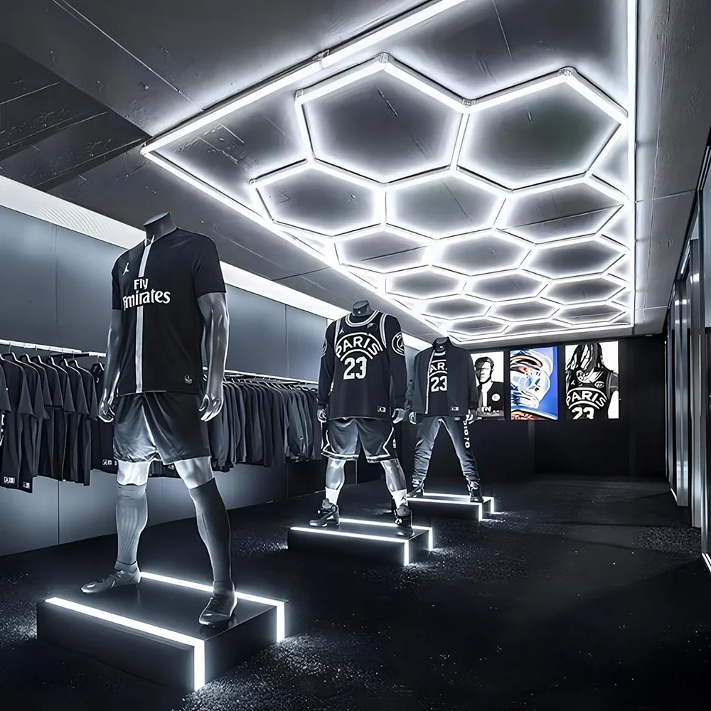 

Honeycomb hexagonal ceiling light is super bright and has high power, suitable for offices, conference rooms, and libraries