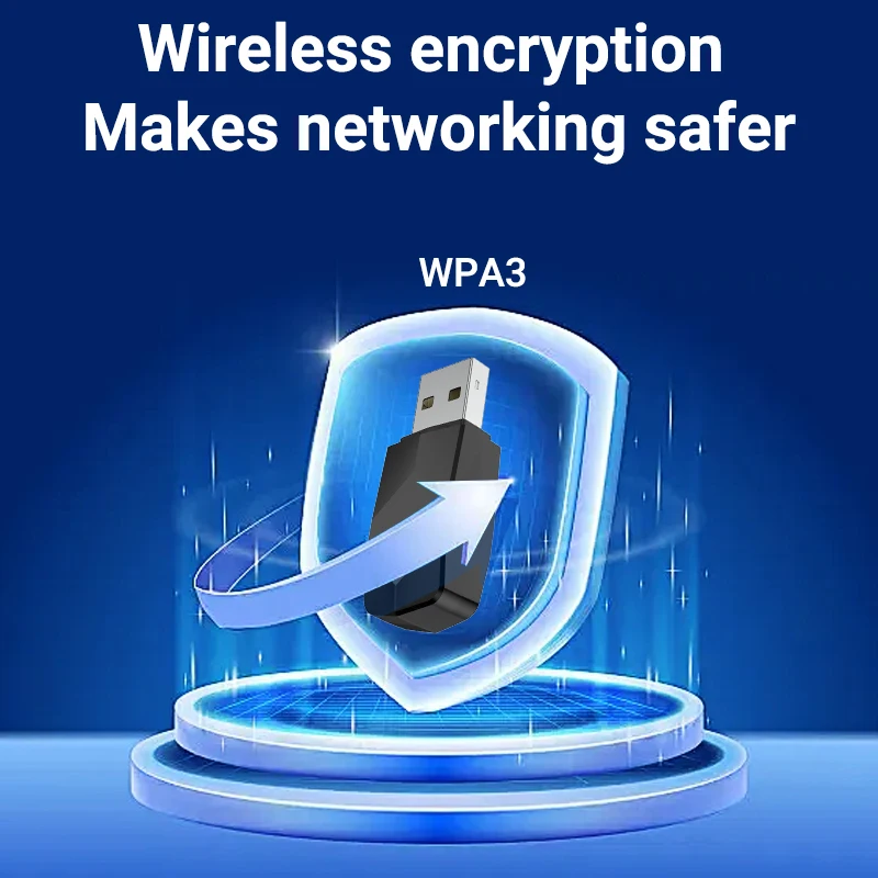 Wi-Fi адаптер AX900 WiFi6 5G и 2,4G USB WiFi6 карта ключ для настольного ноутбука Wi-Fi антенна USB Ethernet сетевая карта