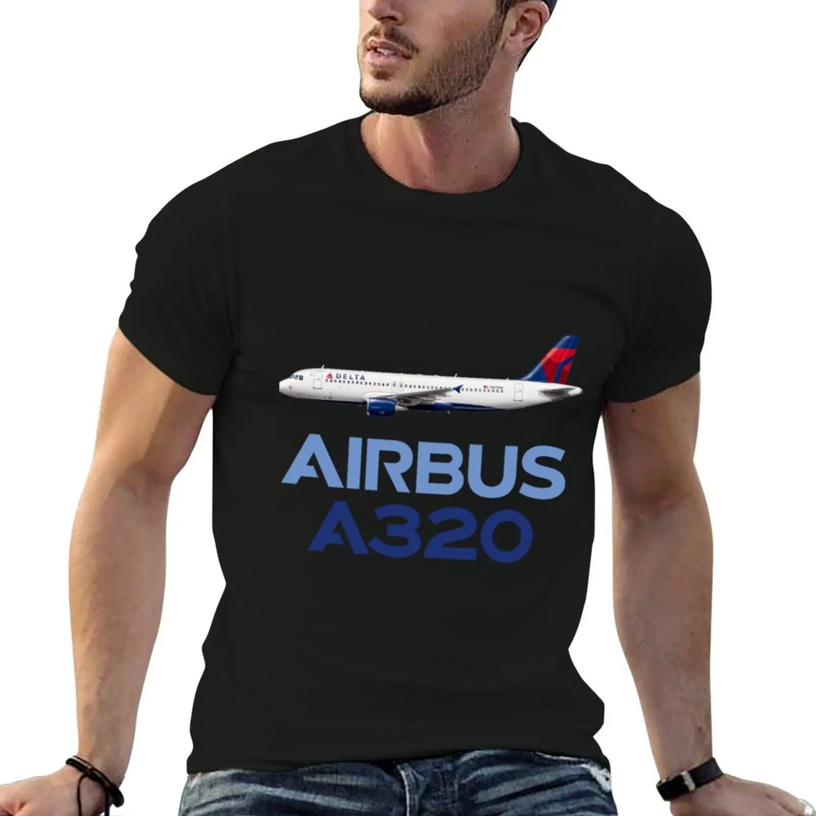 

Airbus A320 airplaneArt T-Shirt t shirt man plain funny t shirts dark humor man graphic t shirt T-shirt