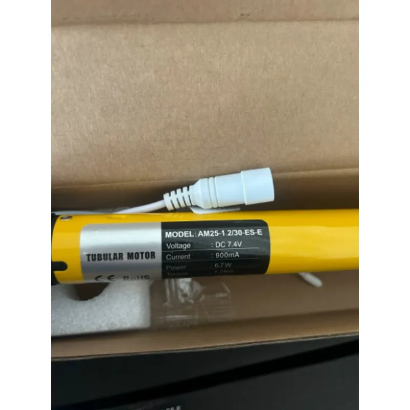 AM25 - 1.2/30 - D External Tubular Motor 12/24V Roller Blind Zebra Blind Car Shade Motor