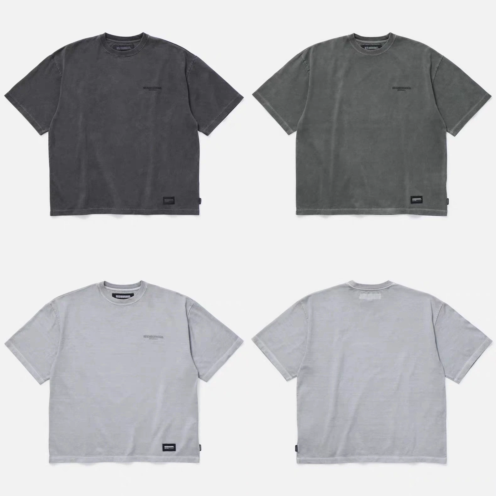 

Футболка свободного кроя в стиле пилотской рабочей одежды, с коротким рукавом, вышивкой, из стираного хлопка, молодежная, модная, с круглым вырезом, с мультяшным принтом