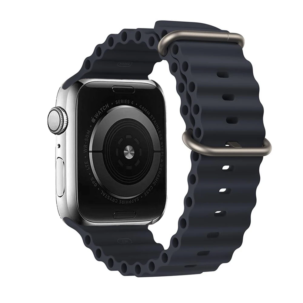 Ocean-Armband für Apple Watch Ultra 4 3 2, 49 mm, 46 mm, 44 mm, 40 mm, 45 mm, 41 mm, 42 mm, Armband für iWatch Series 12, 11, 10, 9, SE, 8, 7. – Detail 2