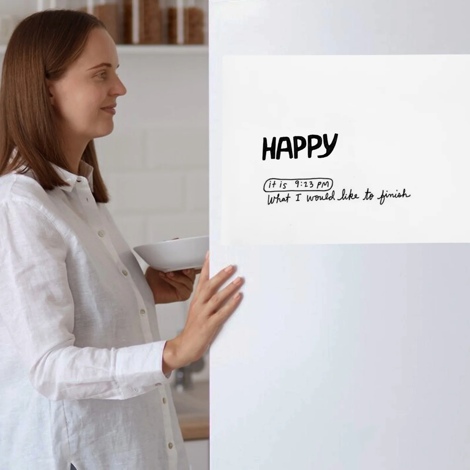 

Fridge Organizer Magnetic Plan Board White Chores Chart Calendar Whiteboard Shopping