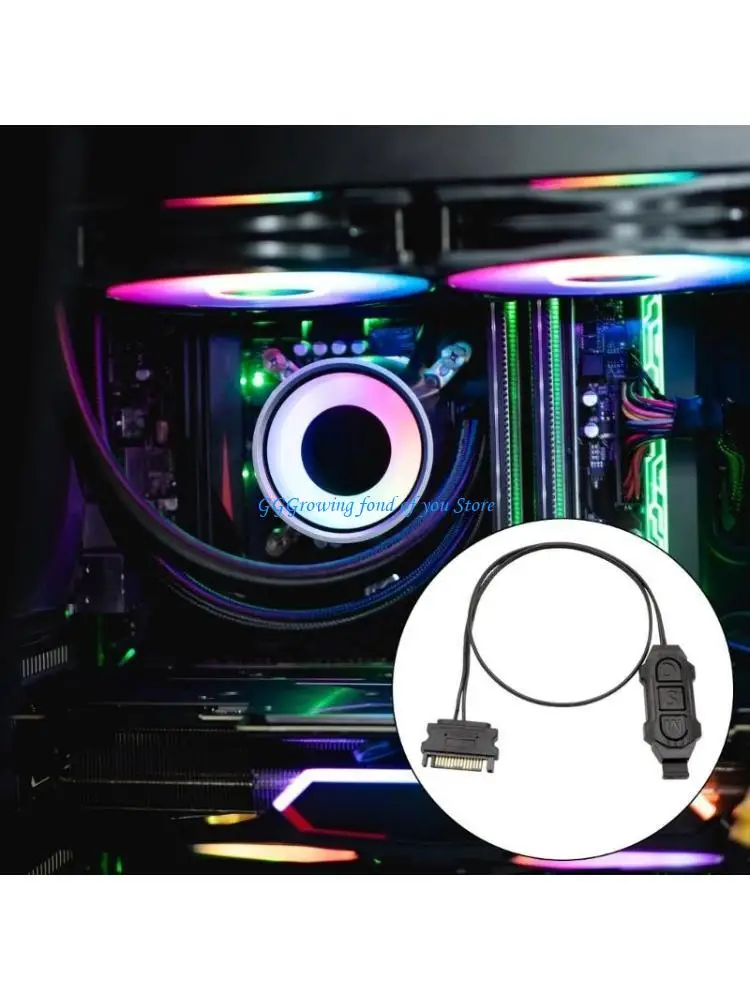

H9EB ARGB Controller 5V 3Pin Power Supply ARGB Controller 3Pin For Computer CPU Case Cool Fan LED Light Radiator