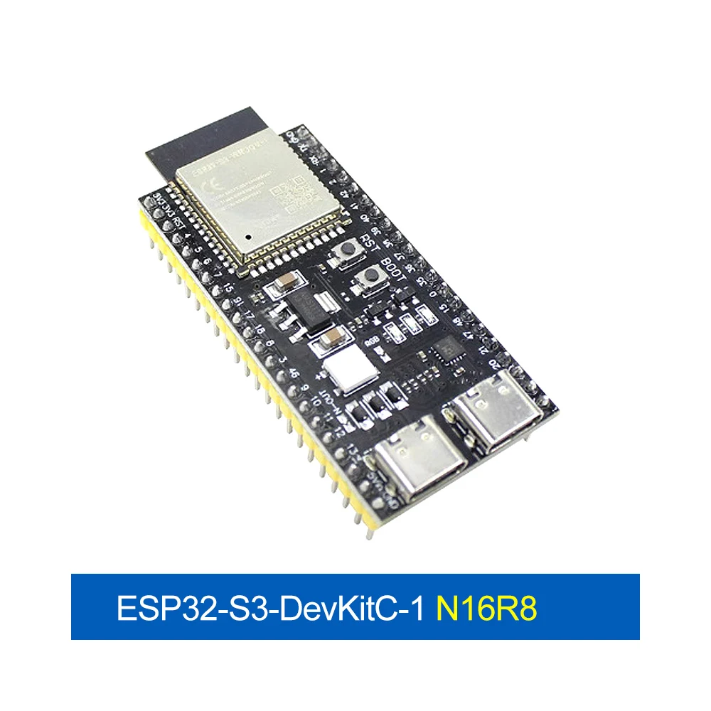 5Pcs  ESP32-S3 Development Board WiFi BT 16MB Flash 8M PSRAM 44Pin Type-C for Arduino IDE Compatible ESP32-S3-WROOM1 N16R8 N8R2