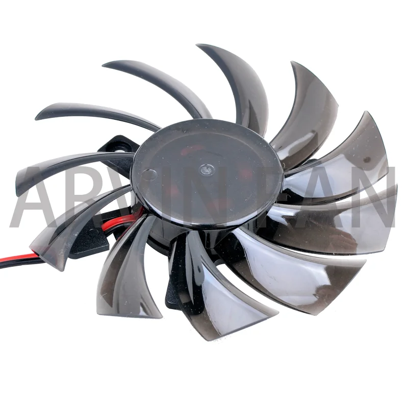 XK-8010H12S 75mm Diameter-hole Pitch 40mm DC12V 0.25A 3300rpm Graphics Card Cooling Fan For Router Micro Host CPU