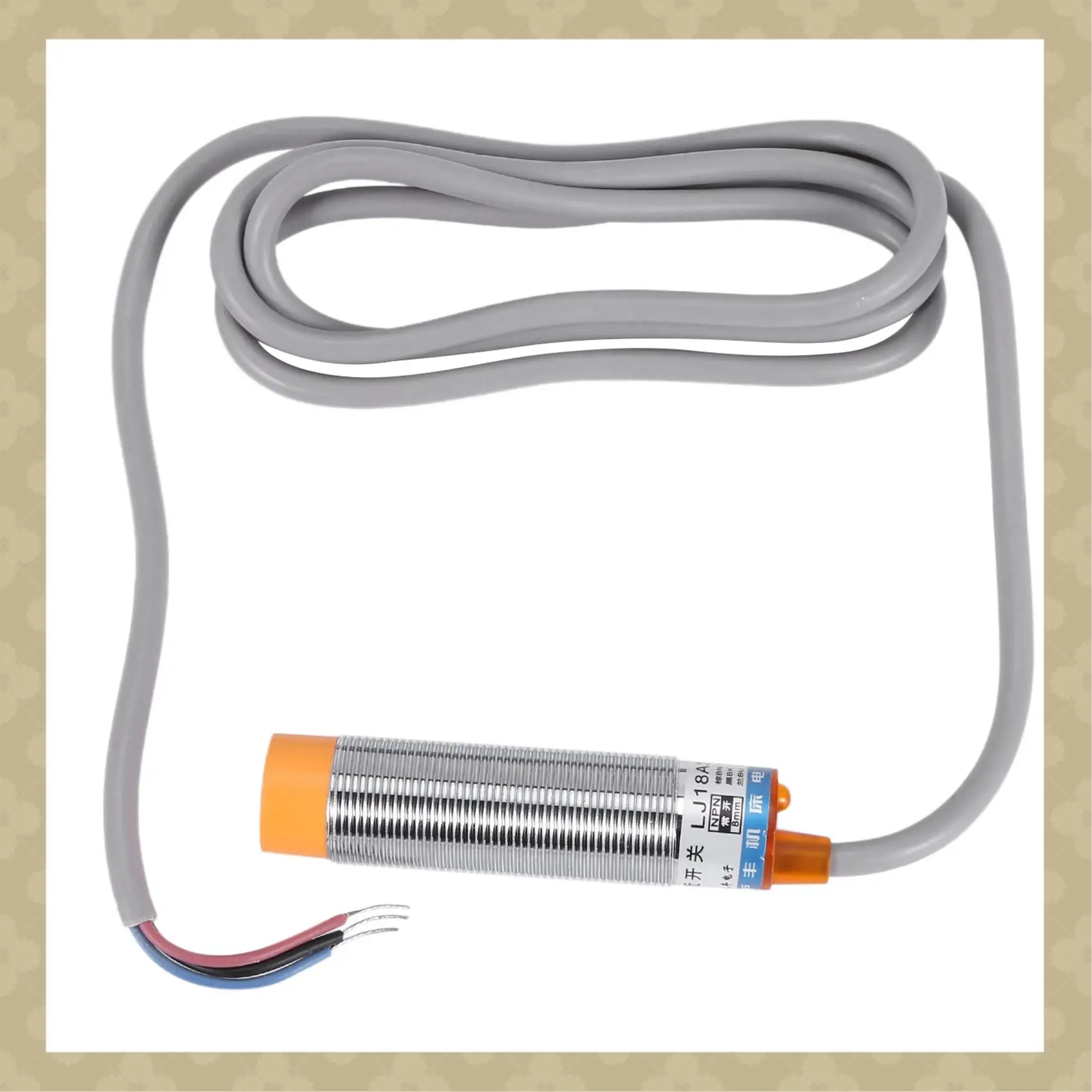 

AB45 8X LJ18A3-8-Z/BX 8 мм Датчик приближения Индуктивный датчик приближения NPN NO Переключатель постоянного тока 6-36 В