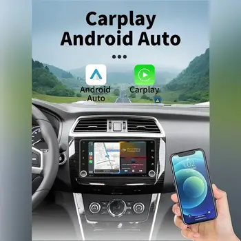 4+64GB pro Toyota Yaris 2007-2011 dvojitý DIN Apple Carplay Android 13 bezdrátové autorádio FM Wifi 10 nejlepší prodej Rádio s Androidem pro Toyota Yaris - №4