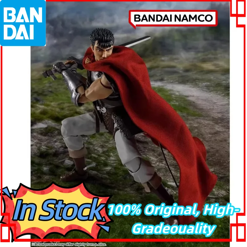 

Genuine in Stock Bandai SHF Berserk Guts, Hawk Squad, Model, Anime Toy, Action Figure, Birthday Gift, Collection, in Stock