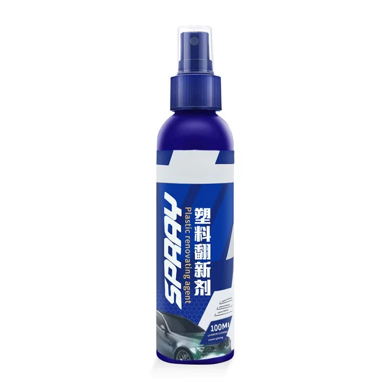 100ML Car Plastic Refresher Interior Leather Leather Seat Restorer Car Polishing and Repair Coating Car Wash Detailing Supplies