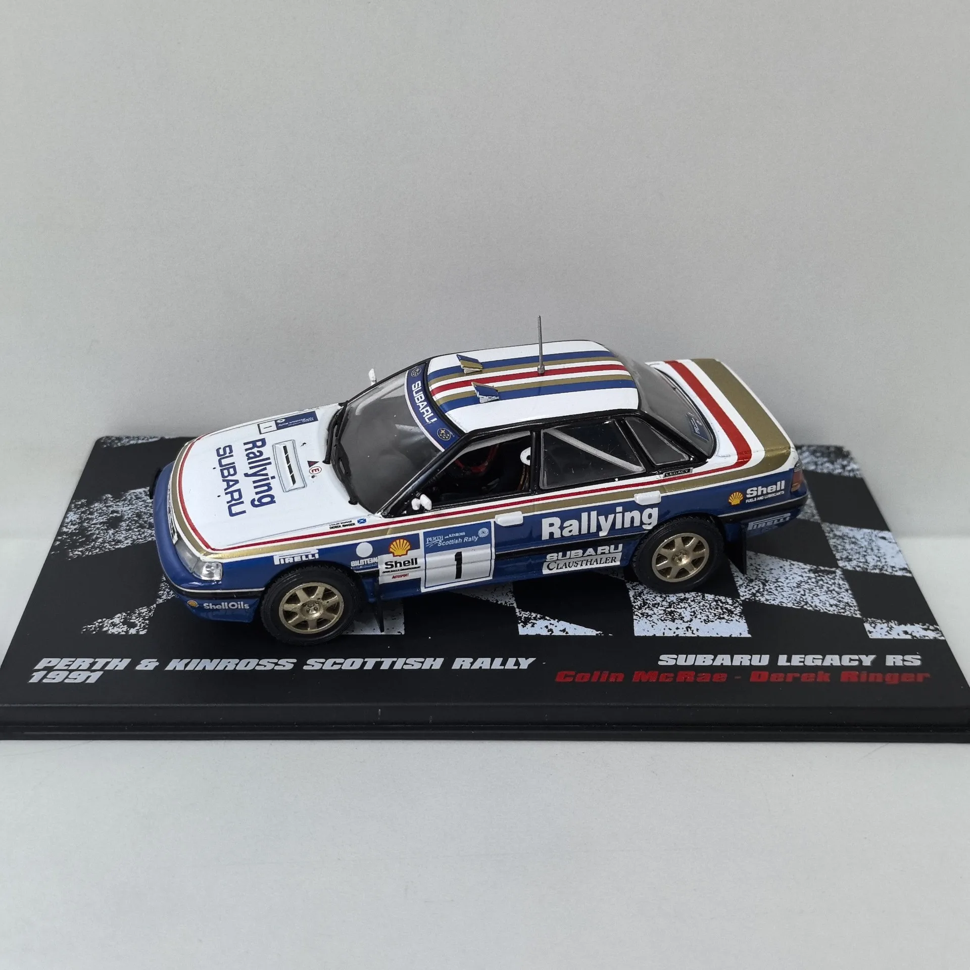 Diecast DEA 1/43 Scale LEGACY RS 1991 3G Alloy Car Model