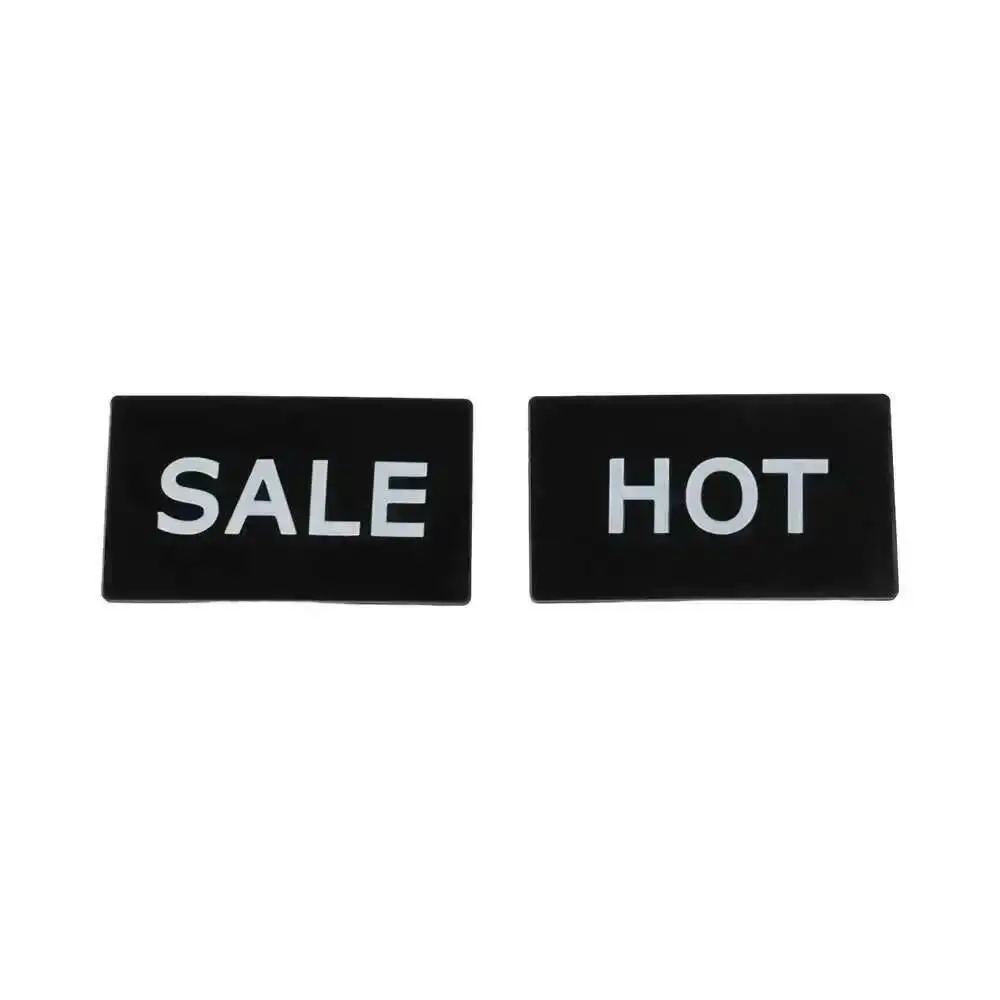20pcs Clothing Hanger Snap On Clip Markers Size Plate Promo Size Garment Clothes Markers