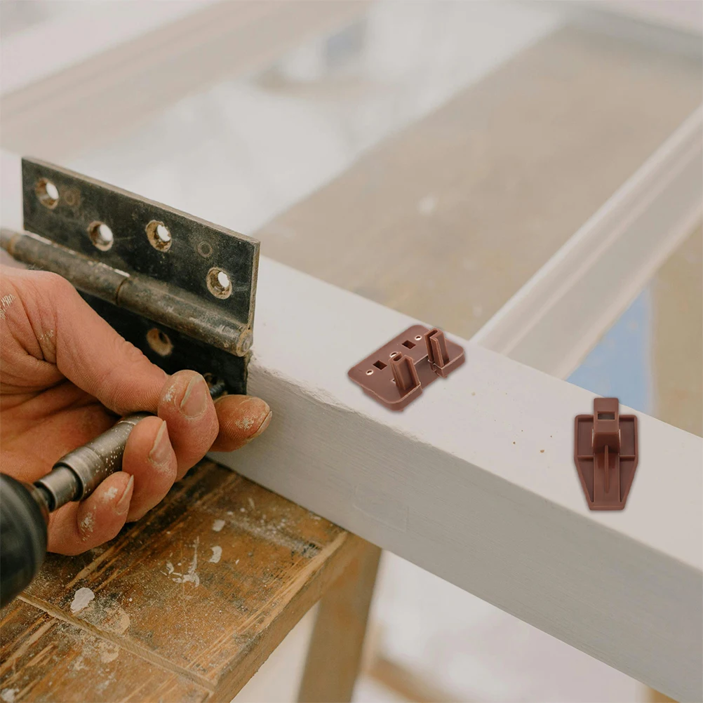 

5 set Drawer Slides Kit Plastic Undermount Track Guide For Dresser Cabinet Repair Replacement Hardware Center Mount Slide Rails