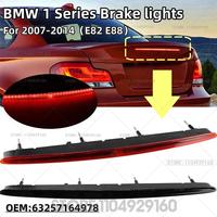 For BMW 1 Series 128i 135i M E82 E88 2007-2013  Smoked RED Lens LED Rear Boot Third Brake Stop Light Car Accessories 63257164978