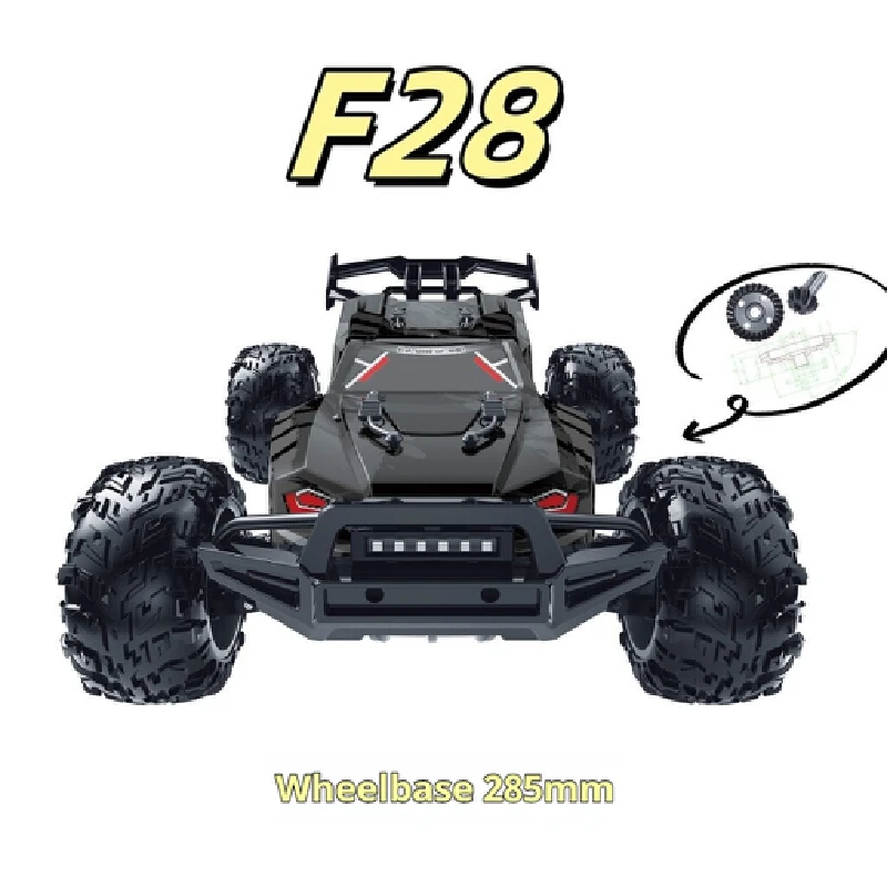 

1:10 4WD Brushless RC Monster Truck F28 - 2.4G, High Speed Off-Road Racing Vehicle