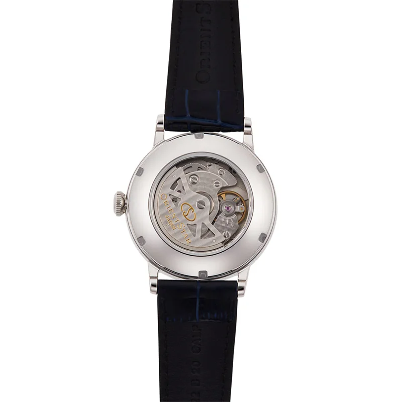 ساعة أورينت ستار الميكانيكية، ساعة رجال الأعمال الأوتوماتيكية بالكامل تعرض احتياطي الطاقة الميكانيكية المستوردة من اليابان