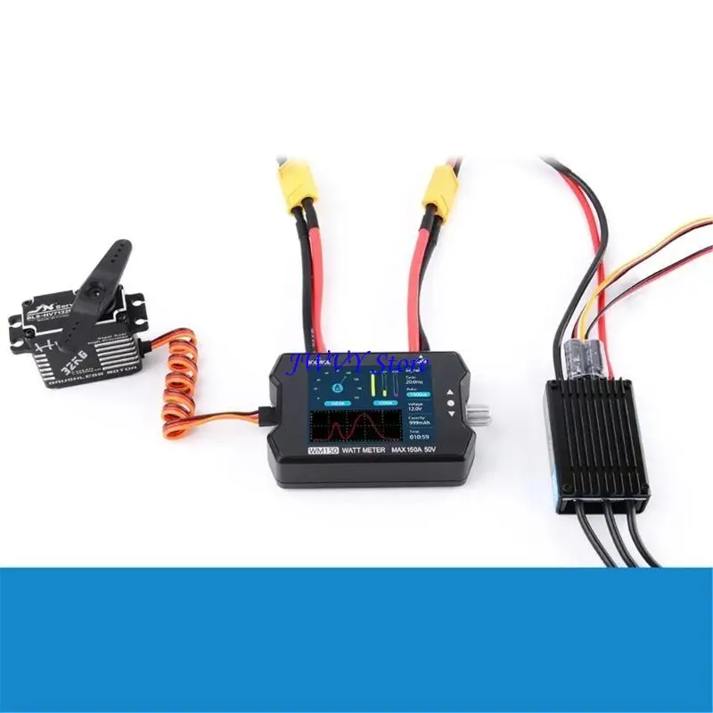 573a оборудование для тестирования электроэнергии WM150 150A 50 В ватт -метра Power Tester ЖК -дисплей для моторных исследований