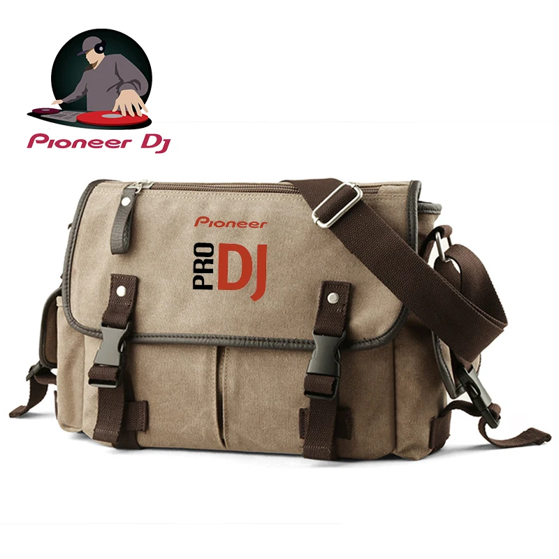 2024 Pionier Pro Dj Heren Schoudertas Reis Messenger Bag Waterdichte Mode Canvas Schoudertas Outdoor Casual Sportzak