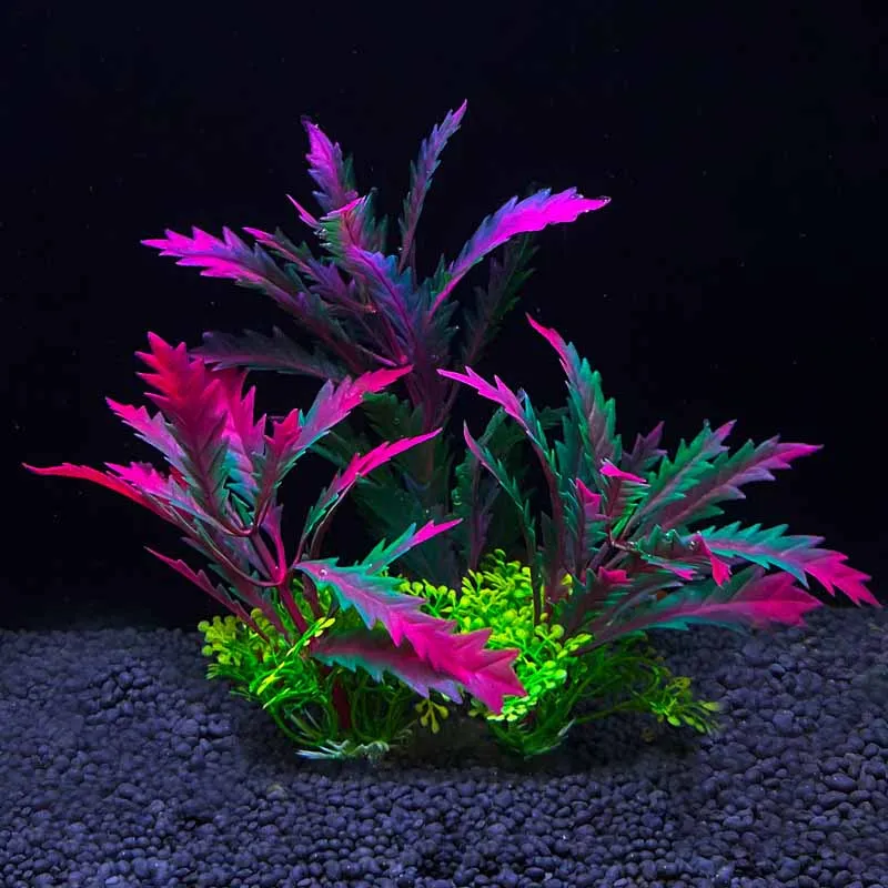 Artificial Aquarium Decor Plants  Water Weeds Ornament Plastic Aquatic Plant Fish Tank Decorate Accessories Aquarium Accesories