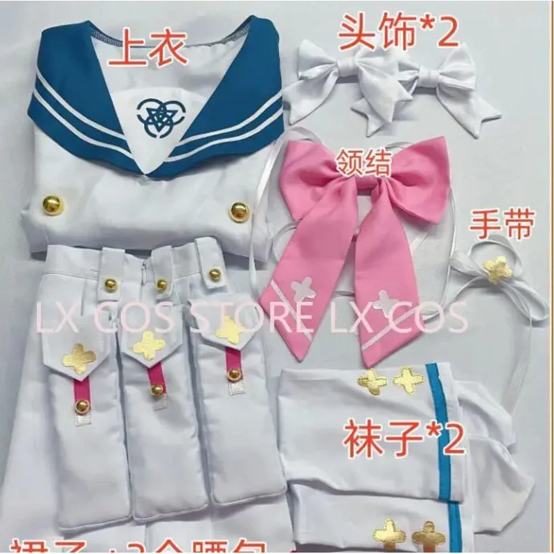 Anime Blue Archive Urawa Hanako Sailor Suit Cosplay Costume  Halloween Party Dress