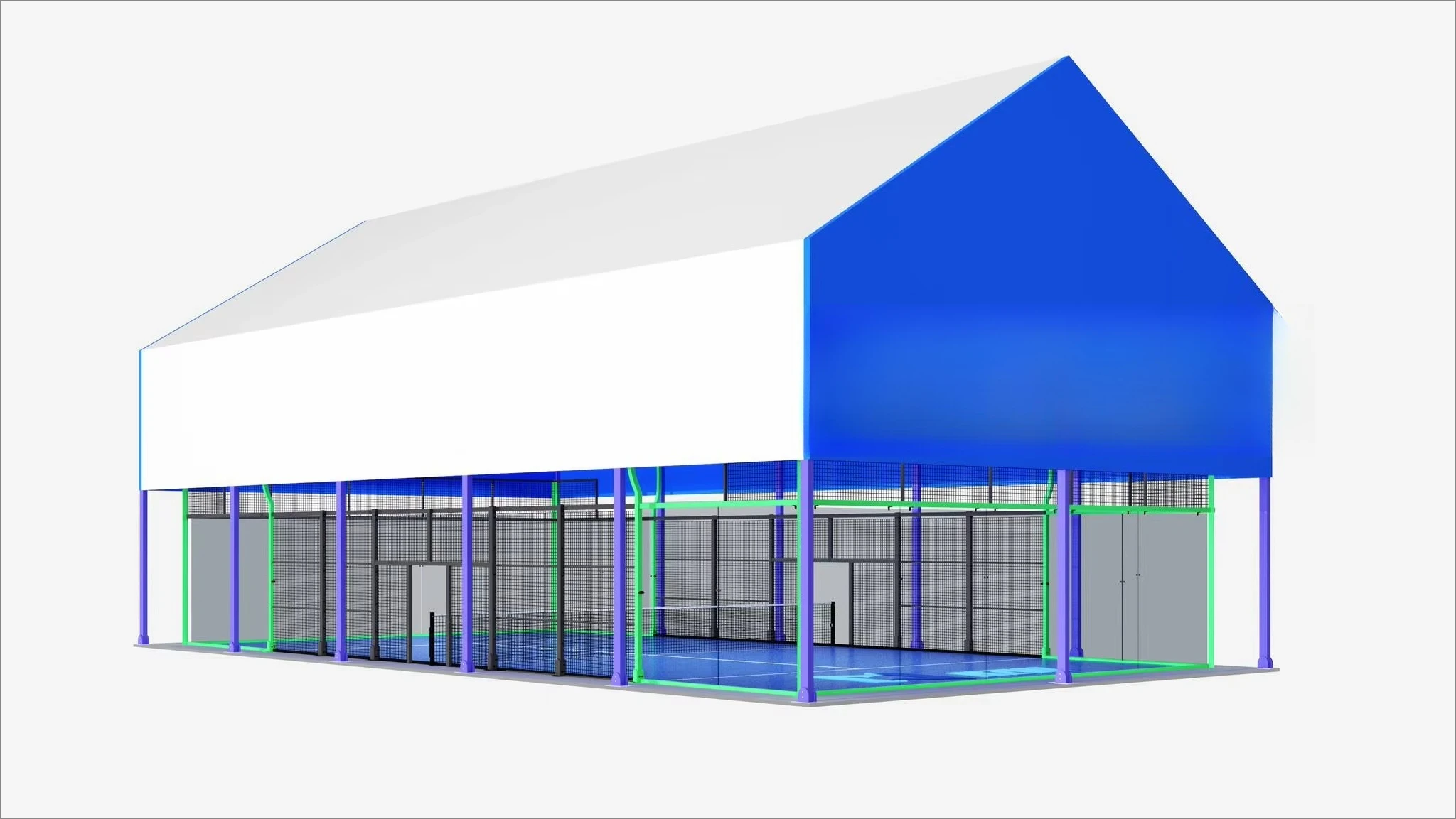 

Premium Indoor/Outdoor Padel Roof for Tennis Court Adapt to Hot and Humid Climate Artificial Grass Product