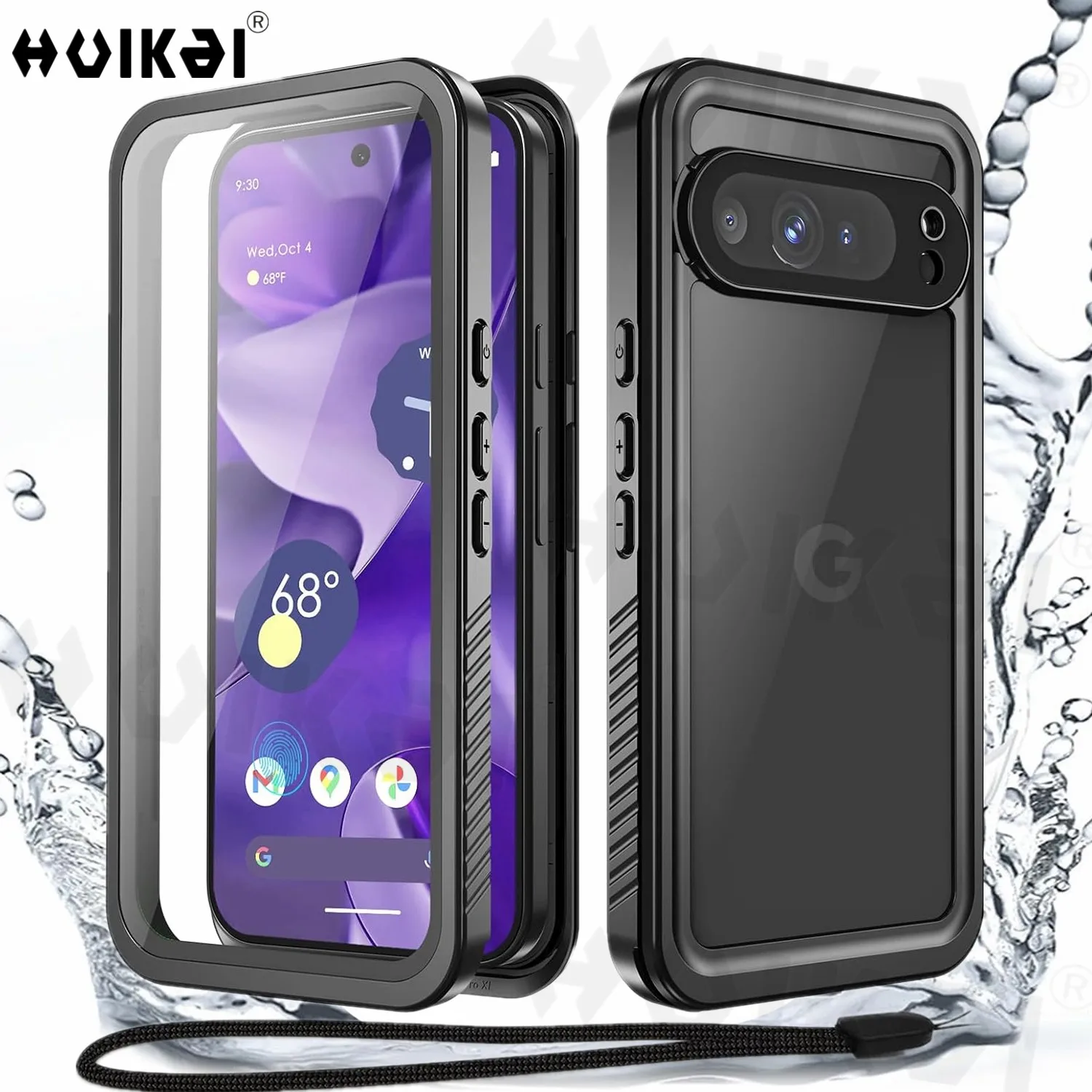 

Waterproof Case For Goolge Pixel 10 Pro XL Pixel 10 Pro IP68 Screen Protector Full Body Heavy Duty Rugged Shockproof Phone Cover