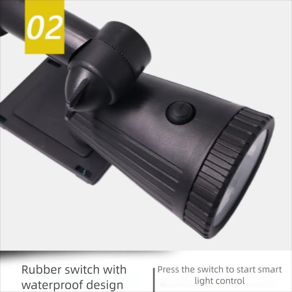 9/1 LED Solar Strahler Wasserdicht Anti-Einfrieren Helligkeit Einstellbare Spot Licht Rasen Lichter Baum Lichter Garten Dekor Lampe