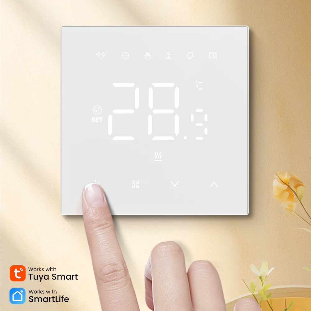 AVATTO Tuya WiFi Smart Thermostat Underfloor Heating System for Gas Boiler Electric Heating Work with Alexa Google Home