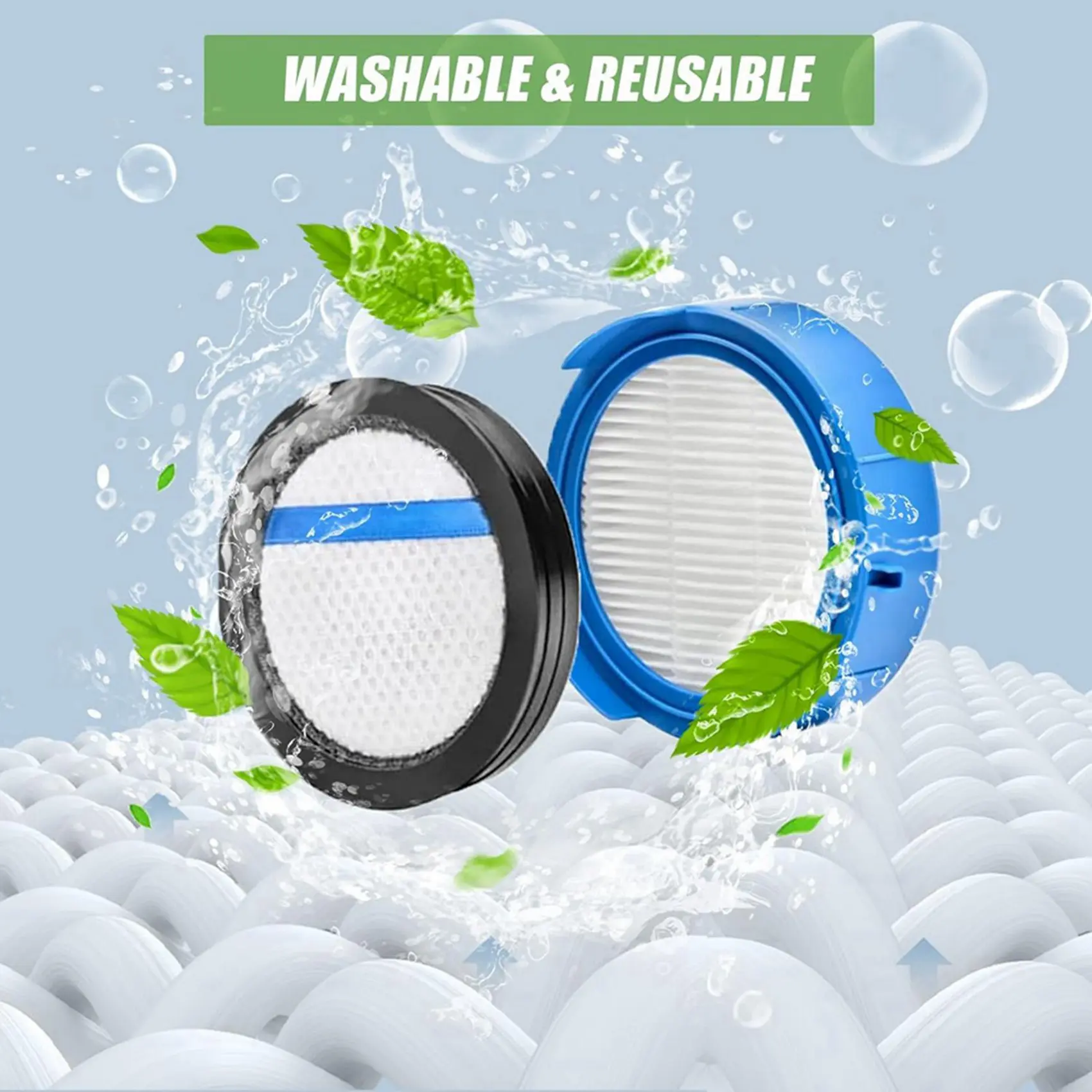 ABUD-2Set ملحقات استبدال فلتر لـ AEG 8000 لإلكترولوكس EFP91835 900، مرشحات ما قبل المحرك، مرشح صحي