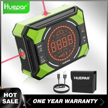 Laser par laser digital protractor angle meter electronic angle finder magnetic LCD inclinometer rechargeable laser level tools