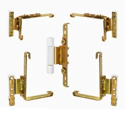 Plastic Steel Casement  Window Door Hinge  Balcony Inside And Outside Sliding Window Corner Hinge Accessories