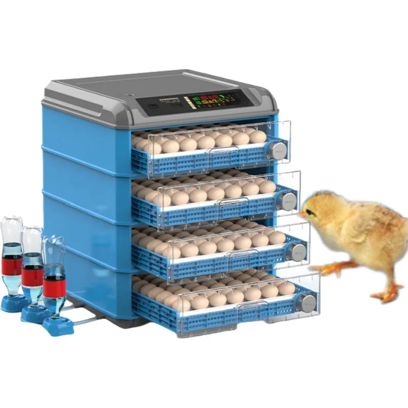 500 Capacity Fully Automatic Egg Incubator with Chick Roller Motor New PP Material for Chicken Duck Ostrich view 2