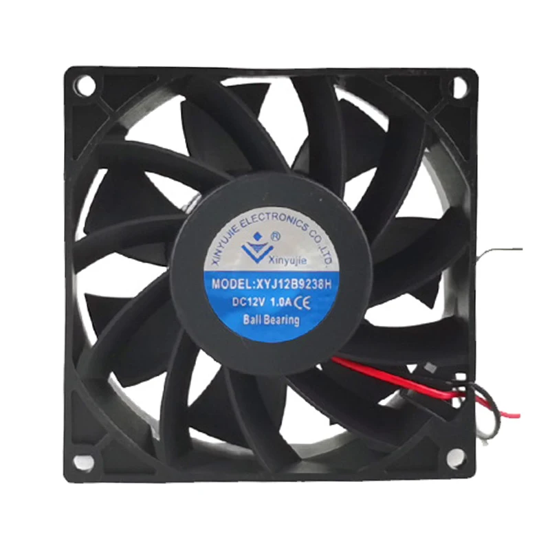

XYJ12B9238H XYJ24B9238H DC12V/24V 1.0/0.35A 9 см 92x92x38 мм Охлаждающий осевой вентилятор постоянного тока Exhaus