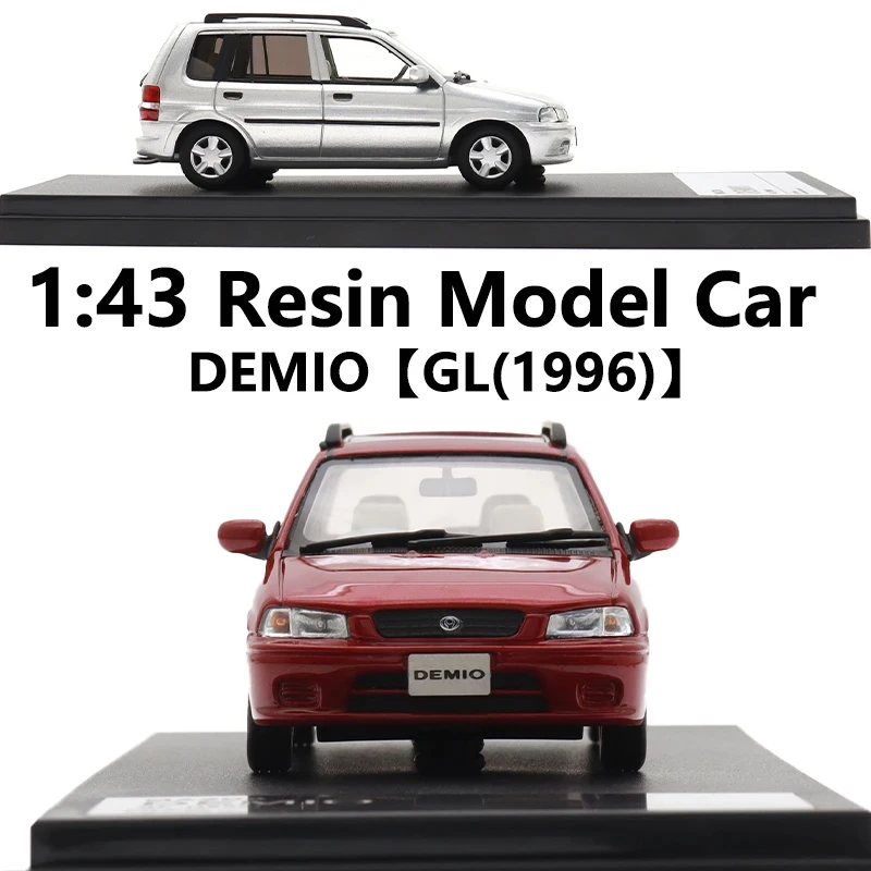 

Масштаб 1:43, модель автомобилей DEMIO GL(1996), литая под давлением смола, модель автомобиля, украшения, коллекционные игрушки для мальчиков, украшения, подарки