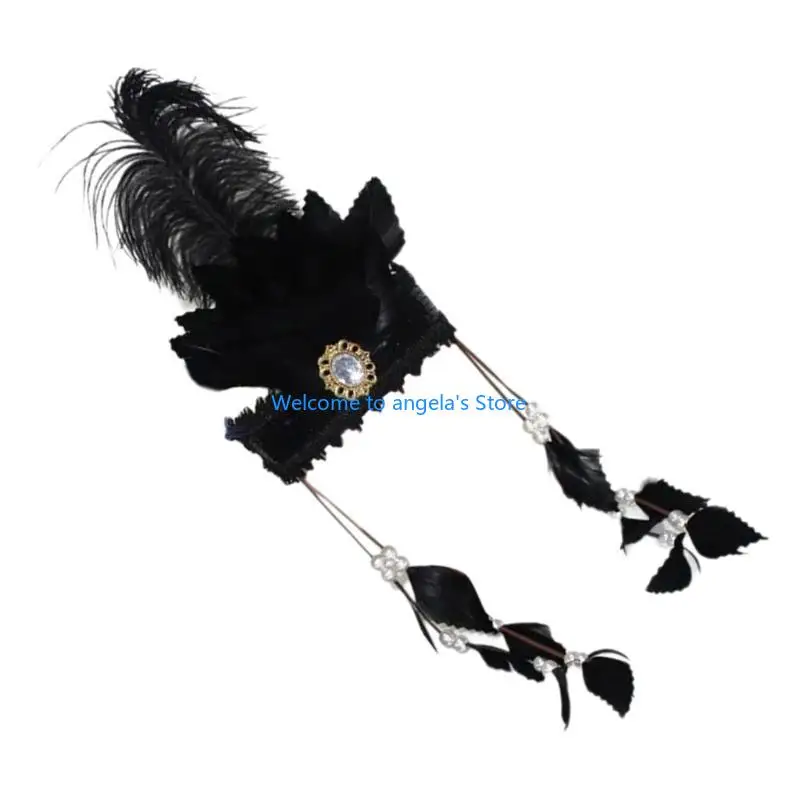 

X4YC изысканные повязки на голову со стразами, индивидуальная повязка для волос, унисекс, повязка для волос для мероприятий