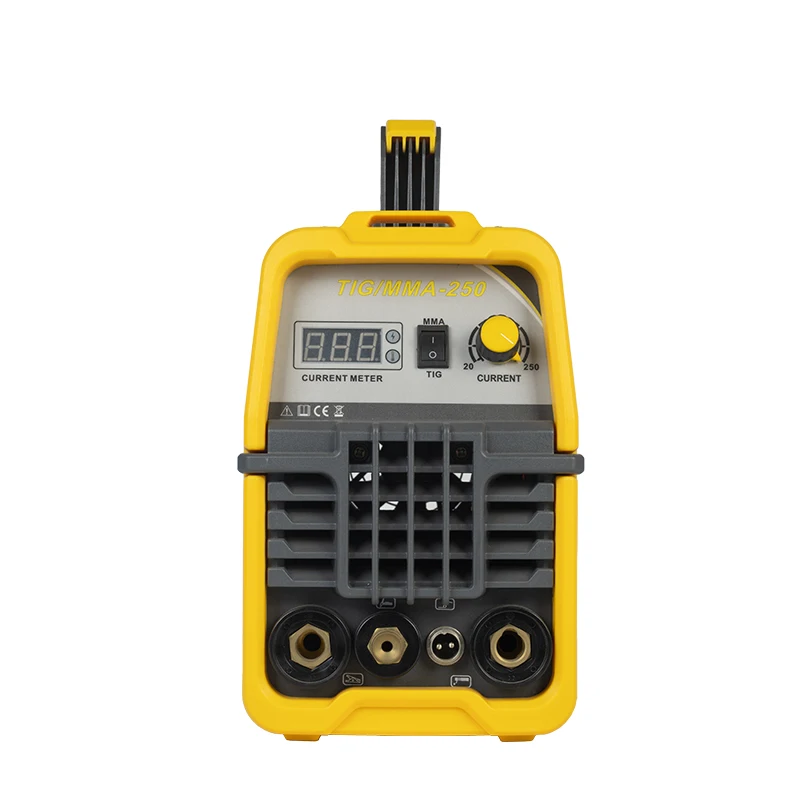 TIG-250A Digital DC Argon Arc Welder, suitable for stainless steel welding, 220V input, 5mm welding thickness.