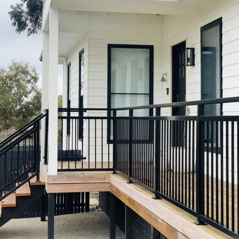 Outdoor Easy Installation Garden Buildings 6 Foot High Modular for Outdoor Metal Garden Aluminum Balustrades Fence