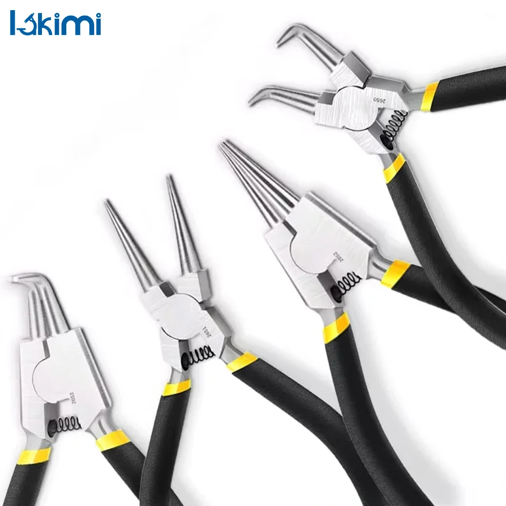 

5-Inch ELECTRIC Circlip Pliers Needle Nose Pliers Retaining Ring Pliers Removing Installing Locking Rings Puller Shafts LK-AA128