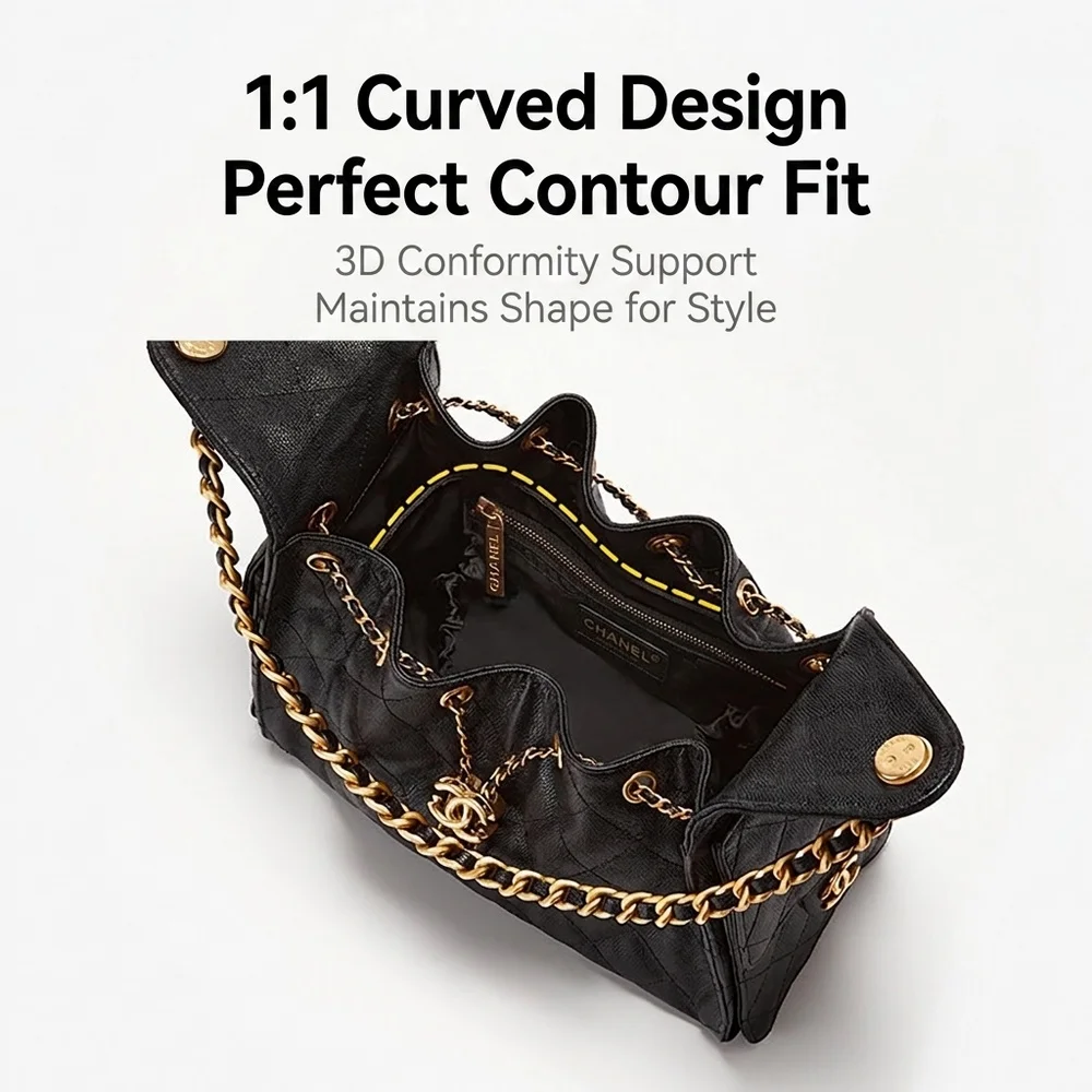Nylon Bag Organizer Insert for Chanel 25bag Durable Wateproof Gift Bag Support Storage Inner Modification Bag Accessories