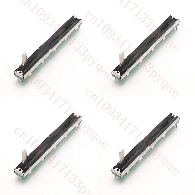 4pcs 75mm Dual Straight Slide Potentiometer Fader B10K B103 For Behringer Mixer