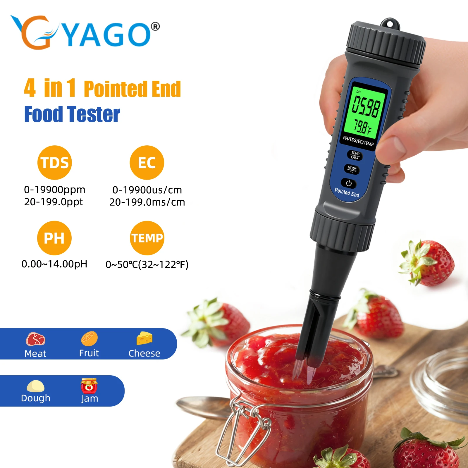 Yago 4-In-1 Ph Ec T…