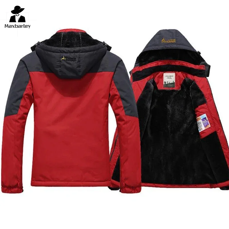 Winter Parka Männer plus Samt warme wind dichte Mäntel Herren Retro Kapuzen jacken Casaco Masculino Casacos Herren Outwear Mantel