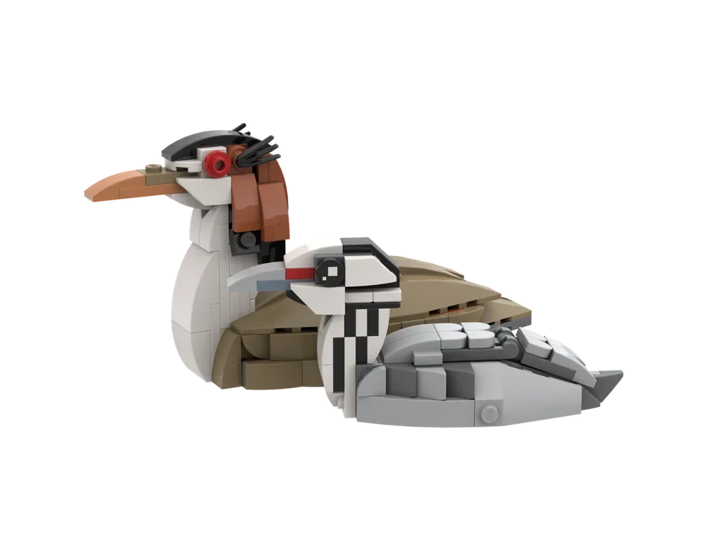 Creatieve vakantiecadeaus met kleine deeltjes voor het monteren van bouwstenen, MOC-dieren, vogels en andere dierentypes